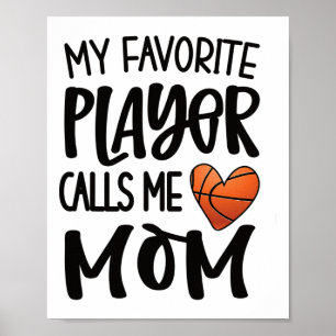 My Favorite Sketll Player Calls Me Mom Sketll Mom  Poster