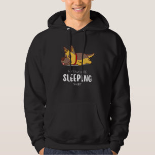 My Favorite Sleeping Animal German Shepherd Dog Hoodie
