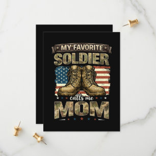 My favorite soldier calls me mom save the date