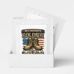 My favorite soldier calls me mom tea bag drink mix