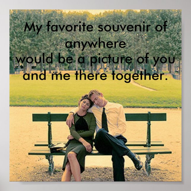 My favorite souvenir poster (Front)