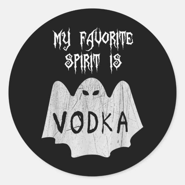 My Favorite Spirit is Classic Round Sticker (Front)