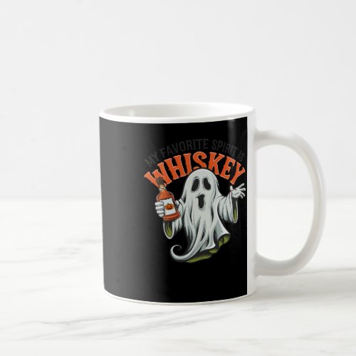 My Favorite Spirit Is Whiskey Funny Halloween Part Coffee Mug