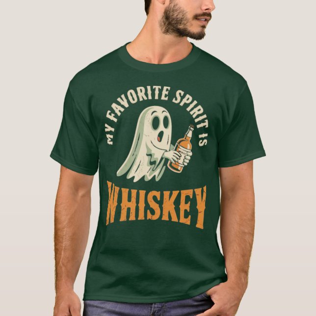 My Favorite Spirit is Whiskey T-Shirt (Front)