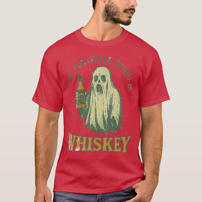 My Favorite Spirit is Whiskey T-Shirt (Front)