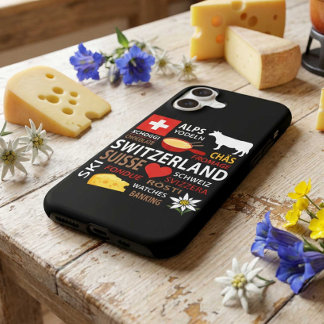 My Favorite Swiss Things Funny iPhone 17 Case