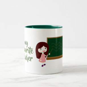 ***MY FAVORITE TEACHER*** Two-Tone COFFEE MUG