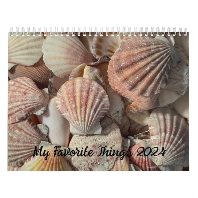 My Favorite Things 2024 Calendar (Cover)