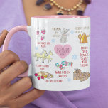 My Favorite Things Cute Sound of Music Christmas Mug<br><div class="desc">We all love "The Sound of Music, " and this tribute to the song "My Favorite Things" is unique! All the images from the Rodgers and Hammerstein song are hand-drawn. They are the pleasures Julie Andrews sings about -- Raindrops on Roses, Whiskers on Kittens, Bright Copper Kettles, Warm Woolen Mittens,...</div>