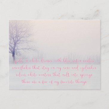 My Favorite Things - Romantic Winter