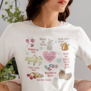 My Favorite Things Sound of Music Hand-Drawn T-Shirt