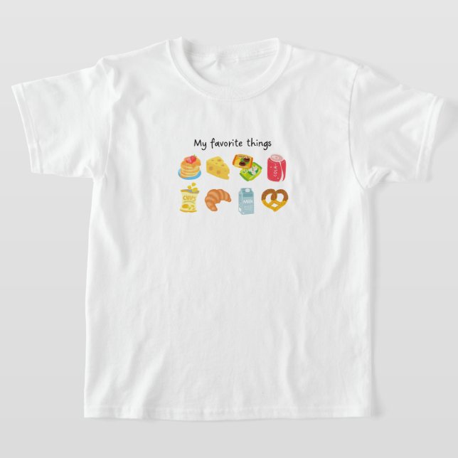My Favorite Things T-Shirt (Laydown)