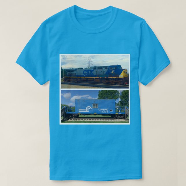 My favorite trains T-Shirt (Design Front)