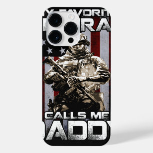 My Favorite Veteran Calls Me DADDY Army Soldier iPhone 14 Pro Max Case