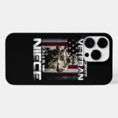 My Favorite Veteran Calls Me NIECE Army Soldier iPhone Case (Back Horizontal)