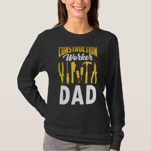 My Favorite Veteran Is My Dad Construction Worker T-Shirt