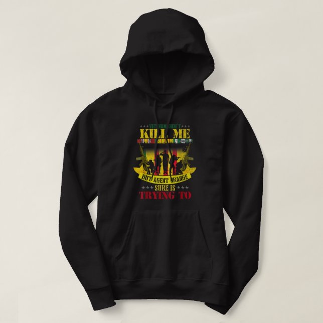 My Favorite Veteran Is My Papaw - Flag Father Vete Hoodie (Design Front)