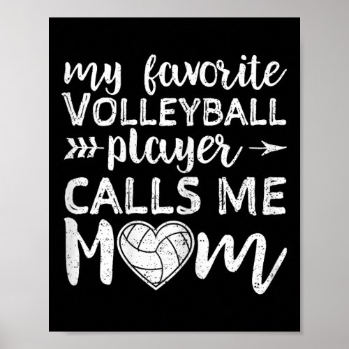 My Favorite Volleyball Player Calls Me Mom  Poster
