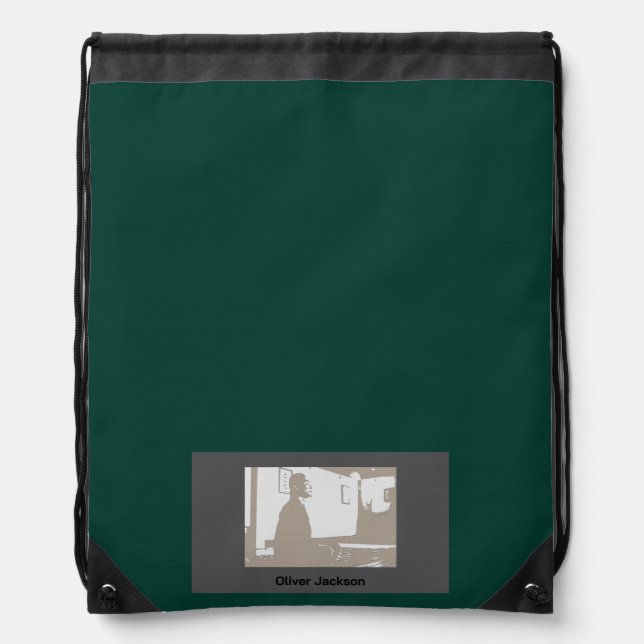 My Favorite Yoga Teacher Drawstring Bag (Front)