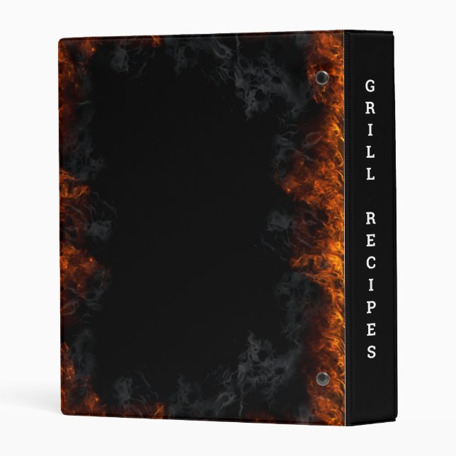 My Favority Grill Recipe Binder (Back/Spine)