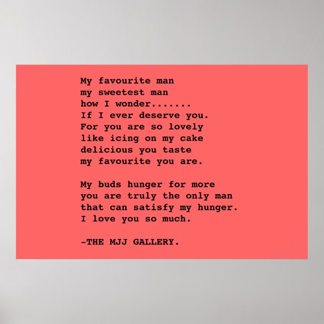 My favourite poster (Front)