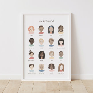 My Feelings Emotions Chart Classroom Decor