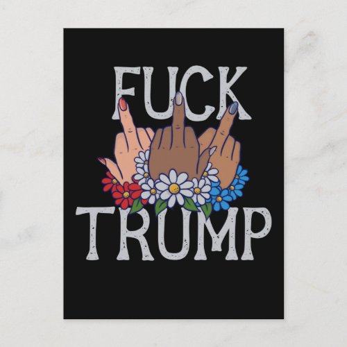 My Feelings on Donald Trump United we Stand Postcard