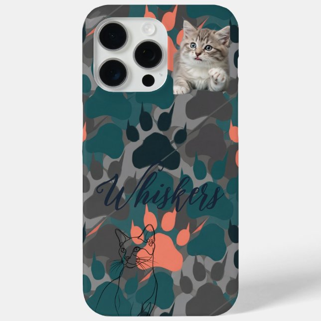 My Feline Friend: Personalized Cat Photo Case-Mate iPhone Case (Back)