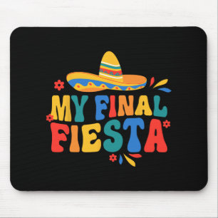 My Final Fiesta Bride Groovy Bachelorette Party Ma Mouse Pad