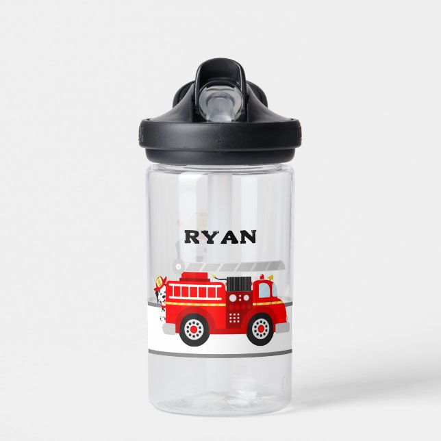 My Firetruck & Friend Custom Water: CamelBak Eddy® Water Bottle (Front)