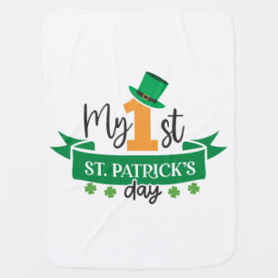 My First 1st Patrick's Day Saint Patrick's Day  Baby Blanket