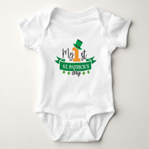 My First 1st Patrick's Day Saint Patrick's Day St. Baby Bodysuit