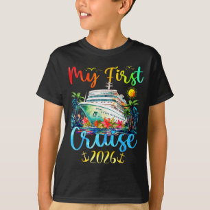 My First 2026 Cruise Trip Kids Vacation Matching F T-Shirt