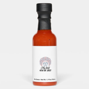 My First 4th of July Baby Feet Patriotic Shirt Des Hot Sauces