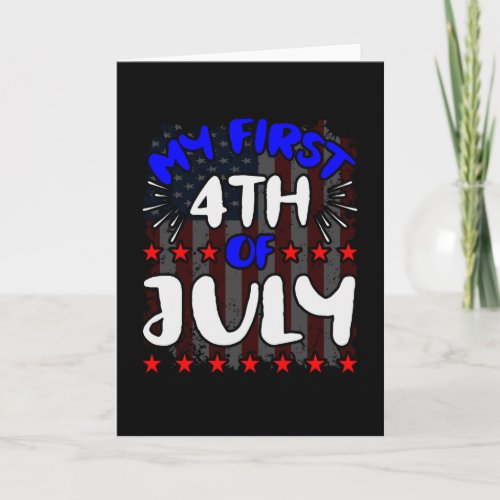 My first 4th of July Card