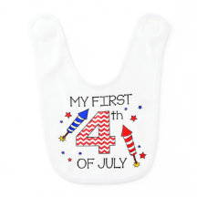 My First 4th of July Infant Bib