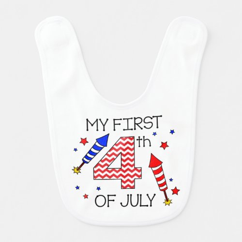 My First 4th of July Infant Bib