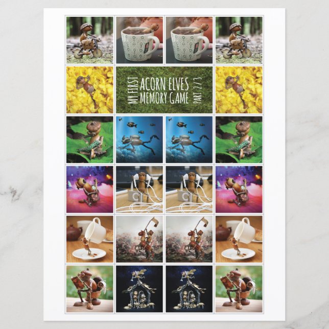 My First Acorn Elves Memory Game, part 2/3 (Front)