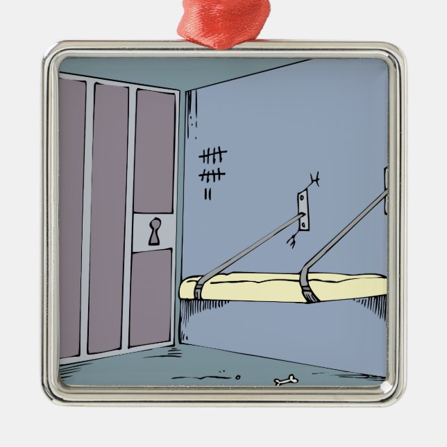 My first apartment metal ornament (Front)