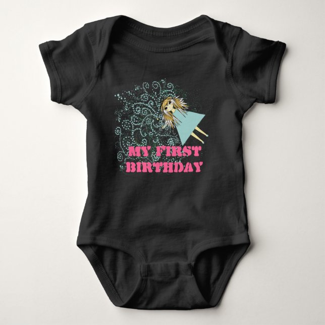 My First Birthday - - Baby Bodysuit (Front)