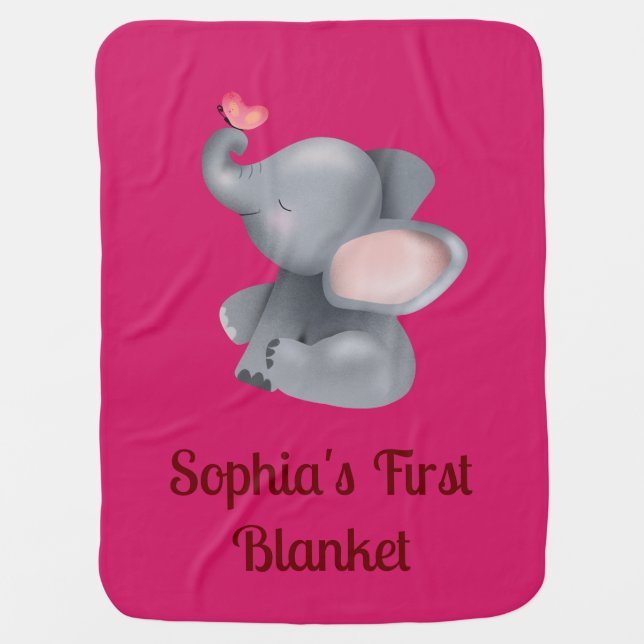 My First Blanket - Customizable Blanket  (Front)