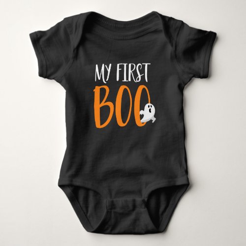 My First Boo  Babys First Halloween Baby Bodysuit