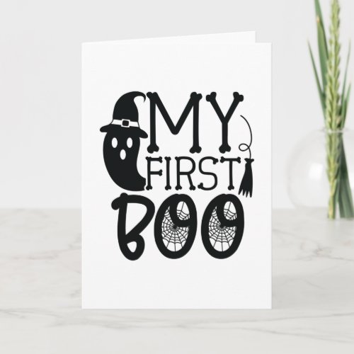 My First Boo Card