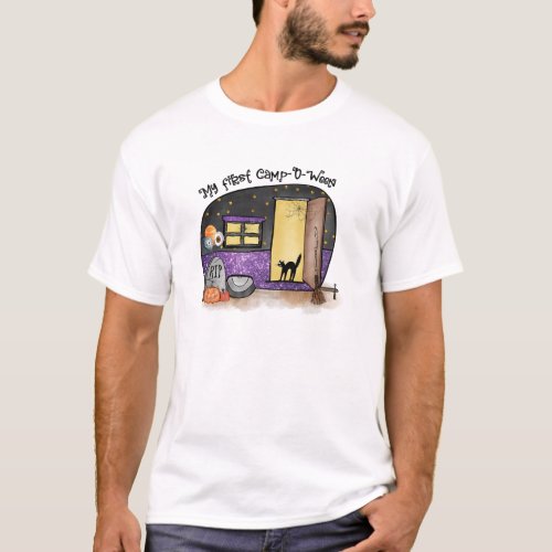 My First Camp_O_Ween  Halloween Camping T_Shirt