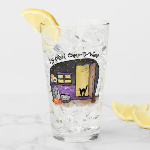 My First Camp-O-Ween – Spooky Black Cat Glass