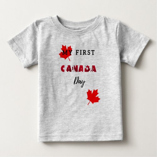 My First Canada Day T_Shirt