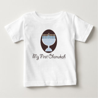 My First Chanukah Hanukkah Infant Long Sleeve Tee
