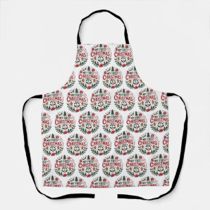 My First Christmas 1st Xmas Family Matching Baby Apron