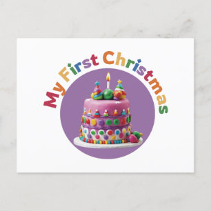 My First Christmas #2 Postcard