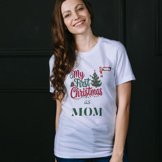 My first christmas as Mom Family Christmas  T-Shirt (Creator Uploaded)